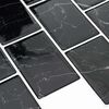 vidaXL Subway Tile 50 pcs Black Marble 30.5 x 30.5 cm