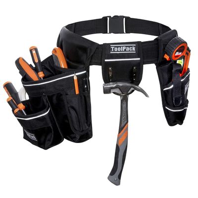 Toolpack Double-pouch Tool Belt Specter Black