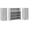 vidaXL Reception Desk Grey Sonoma 180x50x103.5 cm Engineered Wood