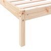 vidaXL Extra Long Bed Frame without Mattress 180x220 cm Solid Wood Pine