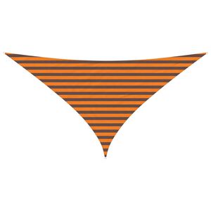 vidaXL Sun Shade Sail Orange and Brown 3 x 3 x 4.24 m