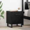 vidaXL Bedside Cabinet with Drawer 2 pcs Black Oak 40 x 35 x 47.5 cm