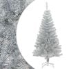 vidaXL Artificial Christmas Tree with Stand Silver 150 cm PET