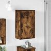 vidaXL Bathroom Cabinet Wall-mounted Smoked Oak 39 x 23.5 x 65 cm