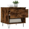 vidaXL Coffee Tables 2 pcs Smoked Oak 50x46x50 cm Engineered Wood