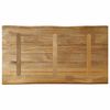 vidaXL Table Top Live Edge 120x60x2.5 cm Solid Wood Rough Mango