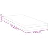 vidaXL Mattress White 80 x 200 cm Foam