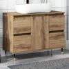 vidaXL Bathroom Cabinet Artisan Oak 80x33x60 cm Engineered Wood