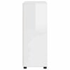 vidaXL Bathroom Cabinet Manual High Gloss White 72.5 x 36.5 x 100 cm