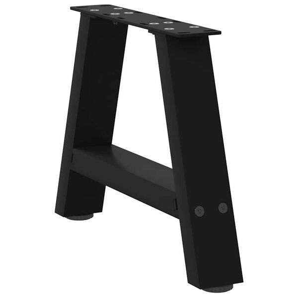 vidaXL Coffee Table Legs A-Shaped 2 pcs Black&nbsp;40x(30-31) cm Steel