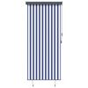 vidaXL Outdoor Roller Blind 120x250 cm Blue and White