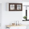 vidaXL Kitchen Cabinet Brown Oak 80 x 31 x 40 cm Engineered Wood