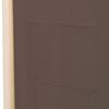 vidaXL 4-Panel Room Divider Brown 160x170x4 cm Fabric