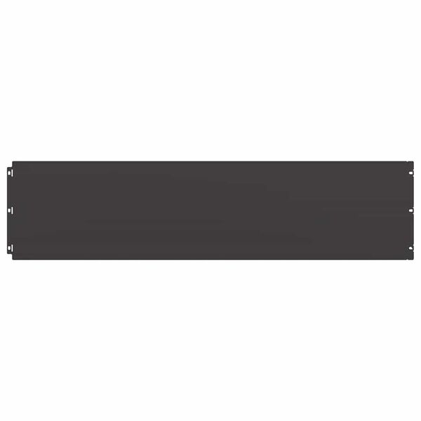 vidaXL Lawn Edgings 20 pcs Black 25x103 cm Cold-rolled Steel