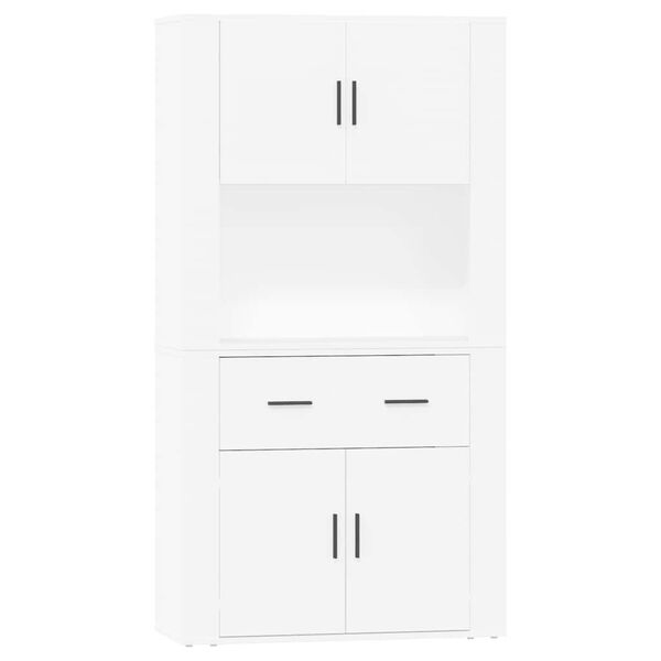 vidaXL Highboard White Engineered Wood