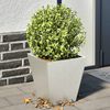 vidaXL Garden Planters 30x30x30 cm 2 pcs Stainless Steel