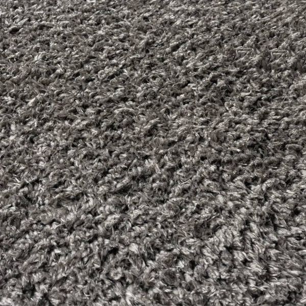 vidaXL High Pile Shaggy Rug Anthracite 160x230 cm 50 mm