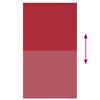vidaXL Roller Blind Blackout Red 120x210 cm Fabric Width 116.6 cm Polyester