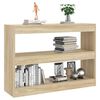 vidaXL Book Cabinet/Room Divider Sonoma Oak 100x30x72 cm