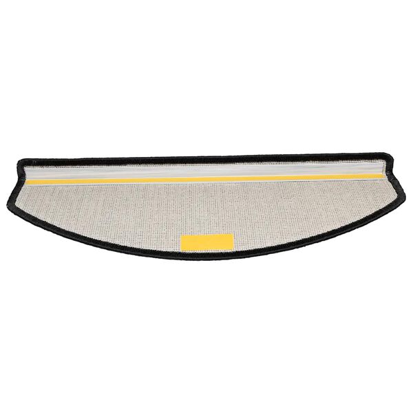 vidaXL Stair Mats 20 pcs 65x24x4 cm Anthracite Half Round Large