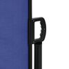 vidaXL Retractable Side Awning Blue 140x500 cm