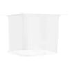 vidaXL Hanging Mosquito Net 156 Mesh White 220x100x150 cm