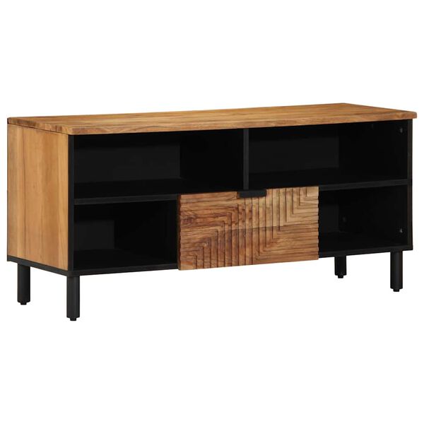 vidaXL TV Units Solid Acacia Wood 100 x 33.5 x 46 cm Engineered wood
