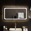 vidaXL LED Bathroom Mirror 90x50 cm