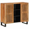 vidaXL Sideboard 90x34x75 cm Solid Wood Acacia