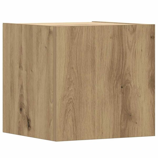 vidaXL 6 Piece TV Cabinet Set Wall-mounted Artisan Oak Engineered Wood