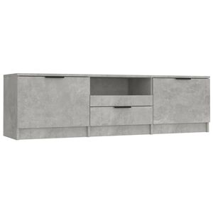 vidaXL TV Cabinet Concrete Grey 140x35x40 cm Engineered Wood