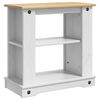 vidaXL Aquarium Stand Corona White and Brown 60 x 30 x 60 cm