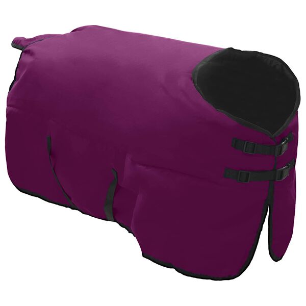 vidaXL Horse Blanket Full Purple 105 cm Polyester