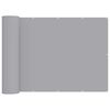 vidaXL Balcony Privacy Screen 150 x 800 cm Polyester Light Grey