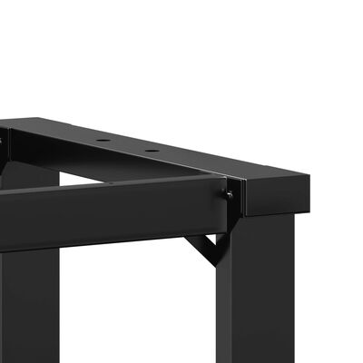 vidaXL Dining Table Legs O-Frame 80x40x73 cm Cast Iron