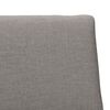 vidaXL Upholstered Headboard Taupe 100 cm Solid Pine Wood