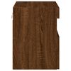 vidaXL TV Wall Cabinets with LED Lights 2 pcs Brown Oak 40x30x40 cm