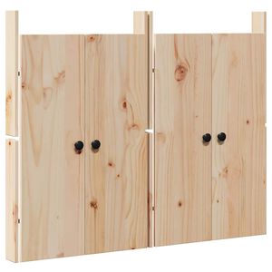 vidaXL Kitchen Door 2 pcs Cream 50 x 9 x 82 cm Solid Pine wood