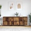 vidaXL Storage Cabinet 3 pcs Old Wood 60 x 35 x 70 cm