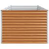 vidaXL Garden Raised Bed 290 x 100 x 68 cm Galvanised Steel