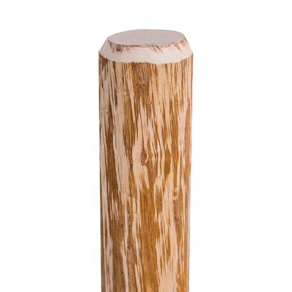 vidaXL Pointed Fence Posts 4 pcs Hazel Wood 90 cm
