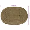 vidaXL Rug Natural and Black 100 x 152 cm Jute