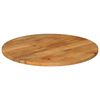 vidaXL Table Top &Oslash; 80x3.8 cm Round Solid Wood Mango