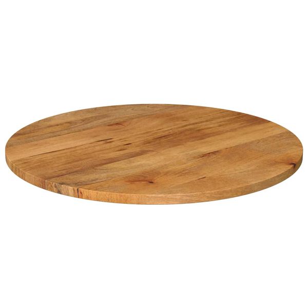 vidaXL Table Top &Oslash; 80x3.8 cm Round Solid Wood Mango