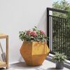vidaXL Planter Rusty 50 x 50 x 40 cm Weathering Steel