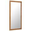 vidaXL Mirror 60x120 cm Solid Oak Wood
