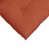 vidaXL Back Pillow Red Orange 160 x 50 cm Corduroy Fabric