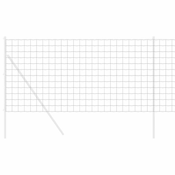 vidaXL Hexagon Fence Silver 1 x 50 m Galvanised steel