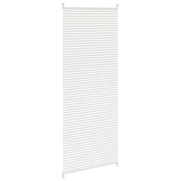 Plisse Blind 80x200cm White Pleated Blind