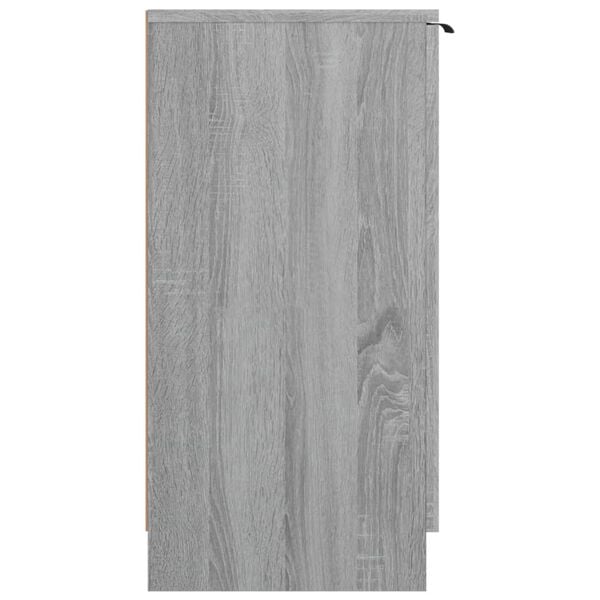 vidaXL Shoe Cabinet Grey Sonoma 59x35x70 cm Engineered Wood
